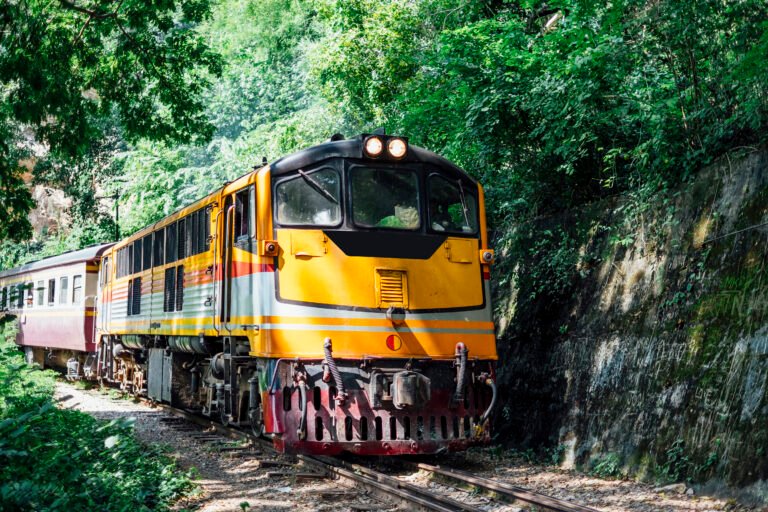 Wagon couchette du train de nuit reliant Bangkok à Chiang Mai en Thaïlande
