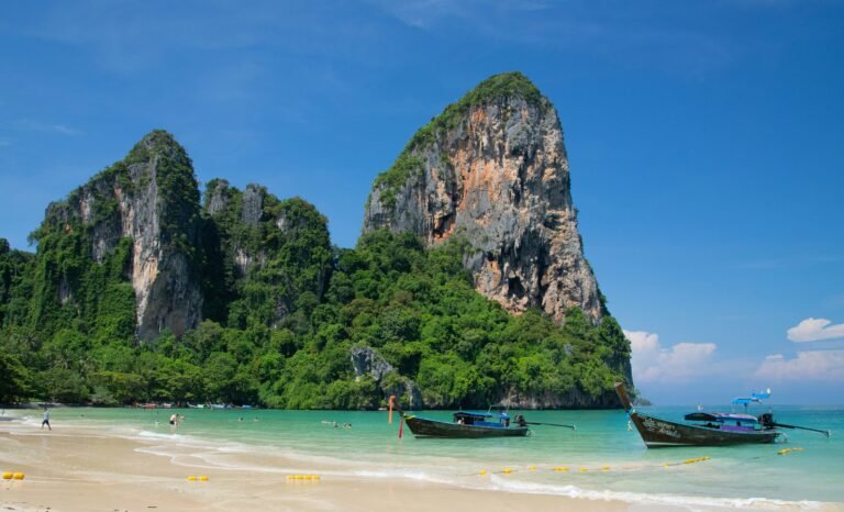 Plage de Railay Beach en Thaïlande